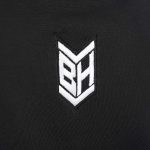 maglietta da uomo oversize nera billy hlapeto v2