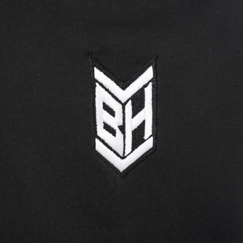 maglietta da uomo oversize nera billy hlapeto v2