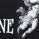 maglietta da uomo oversize nera new one tee 2