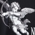 maglietta da uomo oversize nera new one tee 5