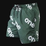 pantaloncini da bagno da uomo green one 1