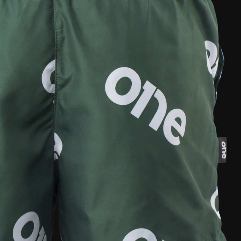 pantaloncini da bagno da uomo green one