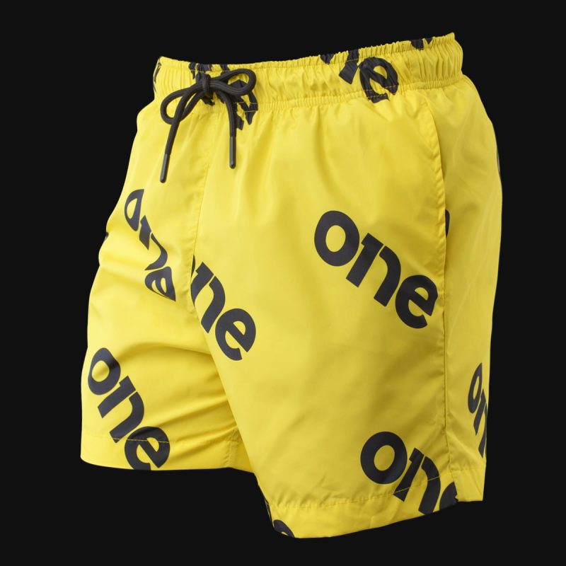 pantaloncini da bagno da uomo yellow one 1