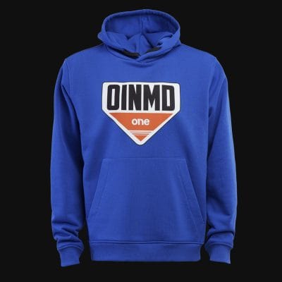 Blaues Herren Hoodie oinmd