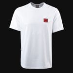 Maglietta da uomo oversize bianca Red Box