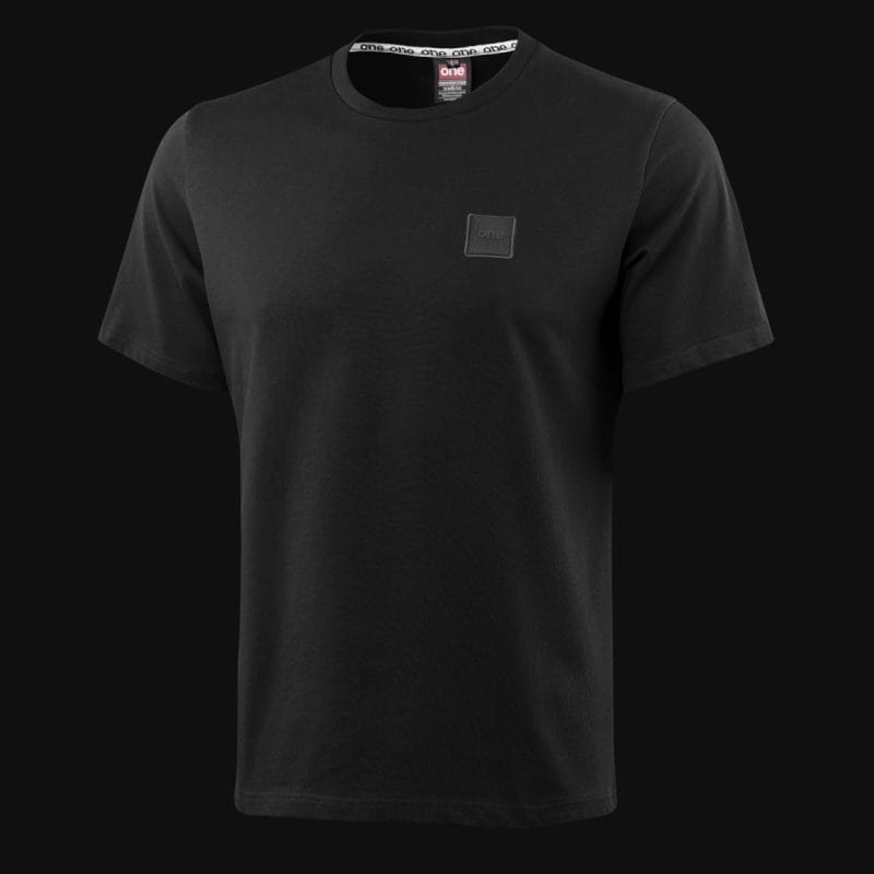 Maglietta da uomo oversize nera Black Box 02