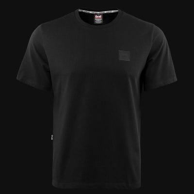 Maglietta da uomo oversize nera Black Box
