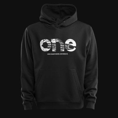 Schwarzes Herren Hoodie Nebula Cruiser