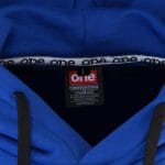 Felpa blu da uomo con cappuccio e tasca a canguro - Scarlet One - 04