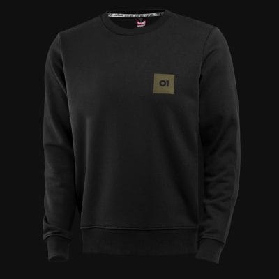 felpa da uomo o1 khaki box