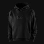 Felpa nera da uomo con cappuccio - Blvck Box One