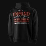 Felpa nera da uomo con cappuccio e tasca a canguro - Silent One