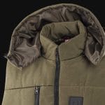 Gilet da uomo nero con cappuccio rimovibile - O1 Khaki - 05