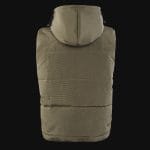 Gilet da uomo nero con cappuccio rimovibile - O1 Khaki - 06