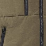 Gilet da uomo nero con cappuccio rimovibile - O1 Khaki - 07