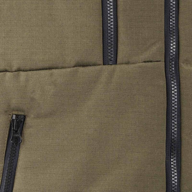 Gilet da uomo nero con cappuccio rimovibile - O1 Khaki - 07