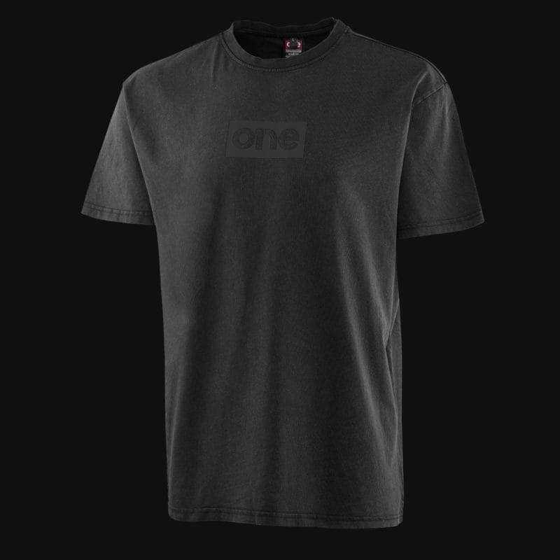 Maglietta da uomo oversize - Faded Fit One - 02