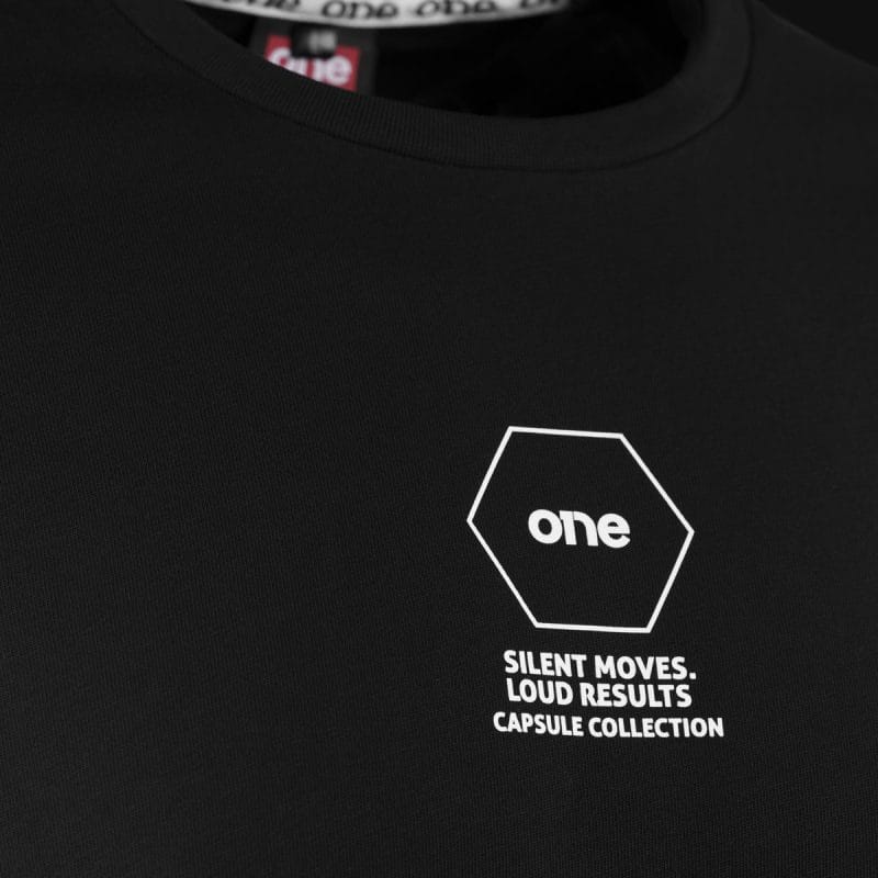Maglietta da uomo oversize - Hex One Noir - 05