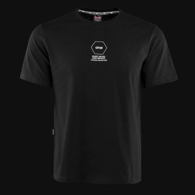 Maglietta da uomo oversize - Hex One Noir