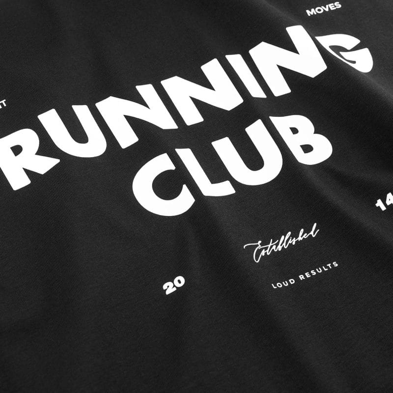 Canotta nera da uomo - Running Club - 02
