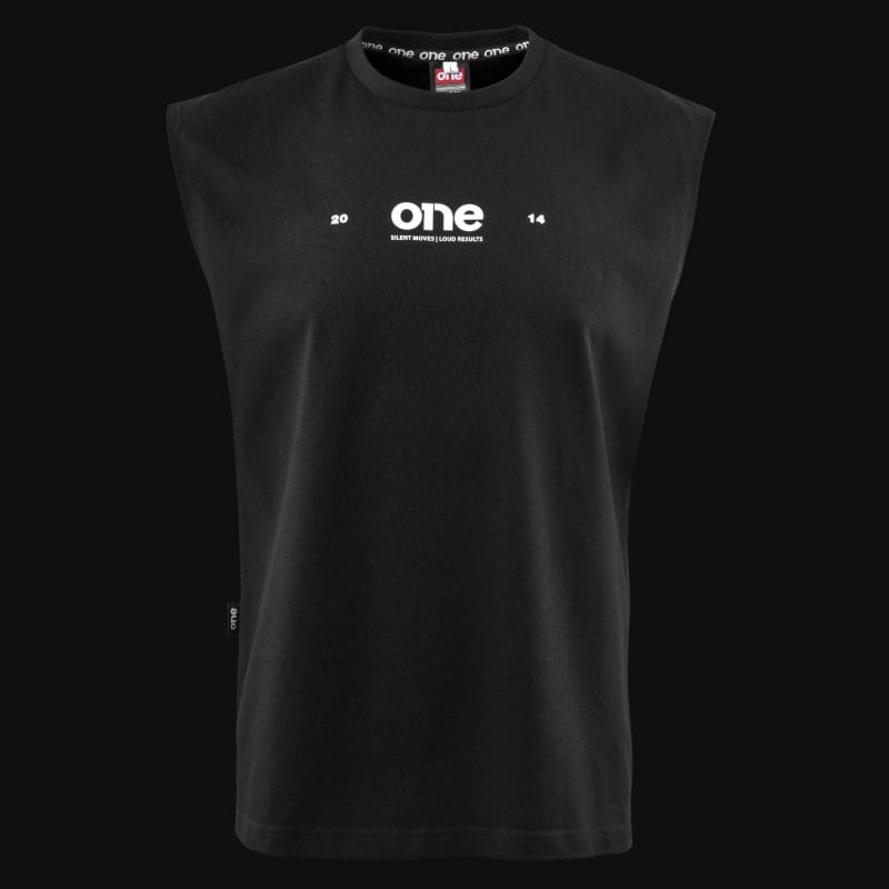 Canotta nera da uomo - Running Club - 05