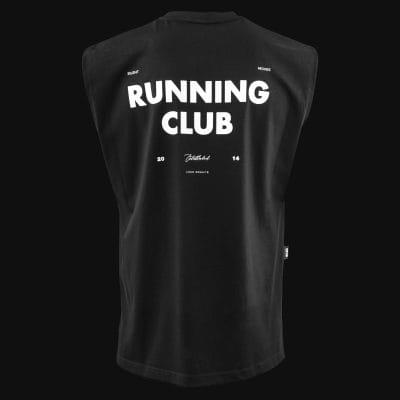 Canotta nera da uomo - Running Club