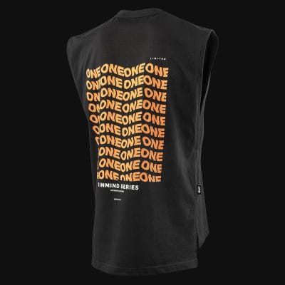 Canotta nera da uomo - Wave One V.02