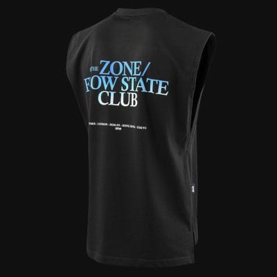 Canotta nera da uomo - Zone Flow