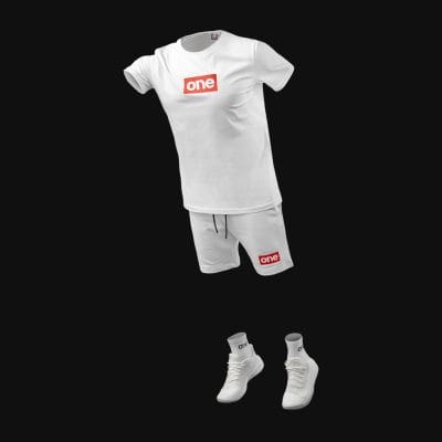 Completo estivo da uomo Classic White-R