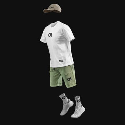 Completo estivo da uomo O1 WH