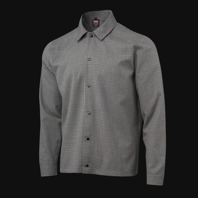 Overshirt da uomo con bottoni - Core Pixel - 05