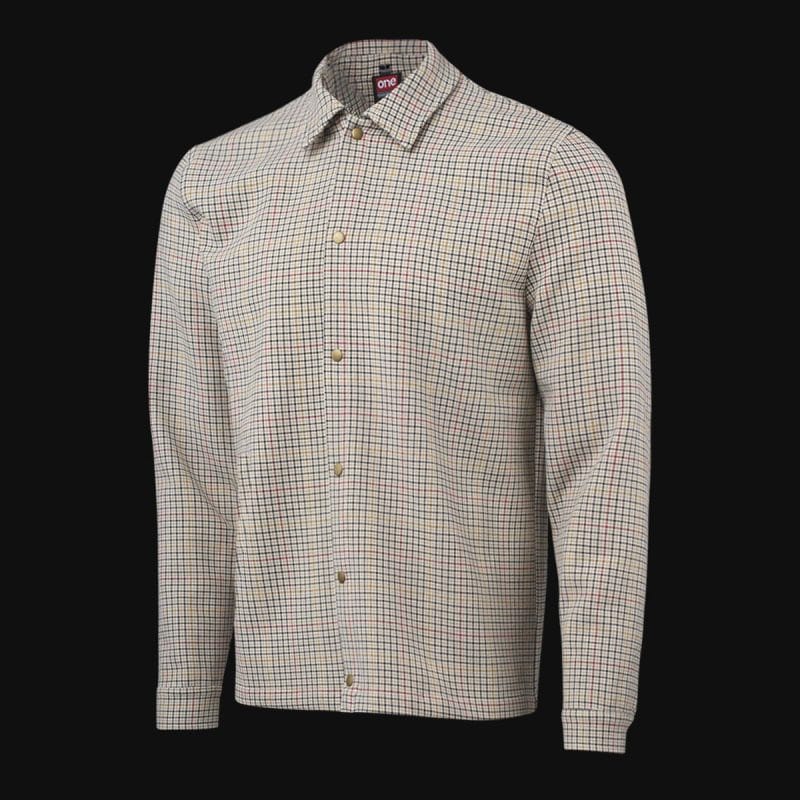Overshirt da uomo con bottoni - Flex Grid - 05