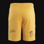 Pantaloncini da uomo gialli Rebel Sketch - 03