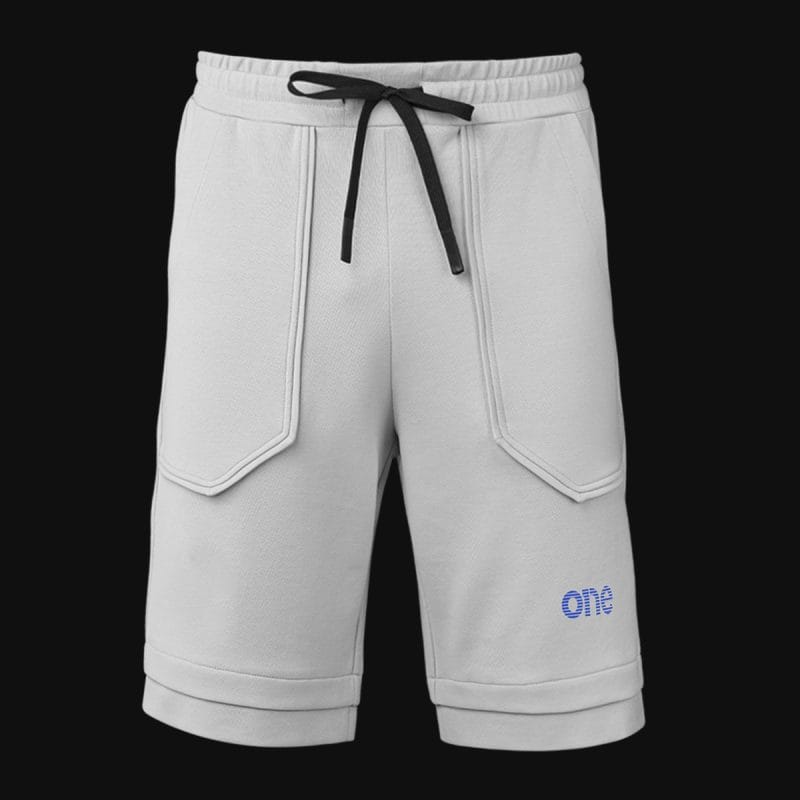 Pantaloncini da uomo grigi - SAC One - 02