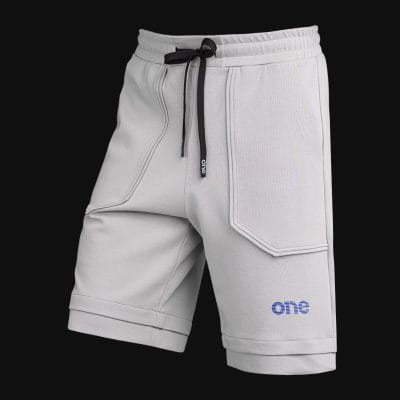 Pantaloncini da uomo grigi - SAC One