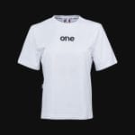 T-shirt da donna bianca Classic One