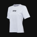 T-shirt da donna bianca Classic One - 03