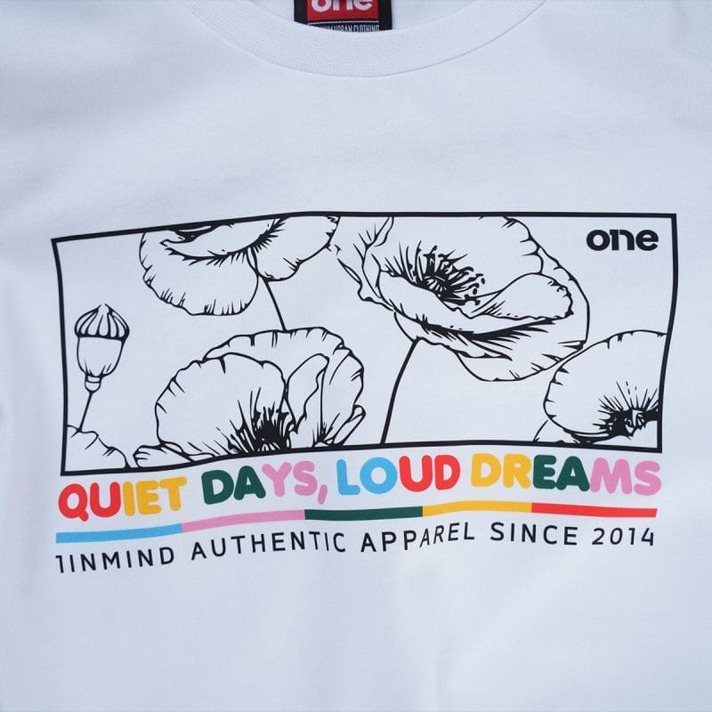 T-shirt da donna bianca Color Dream - 02