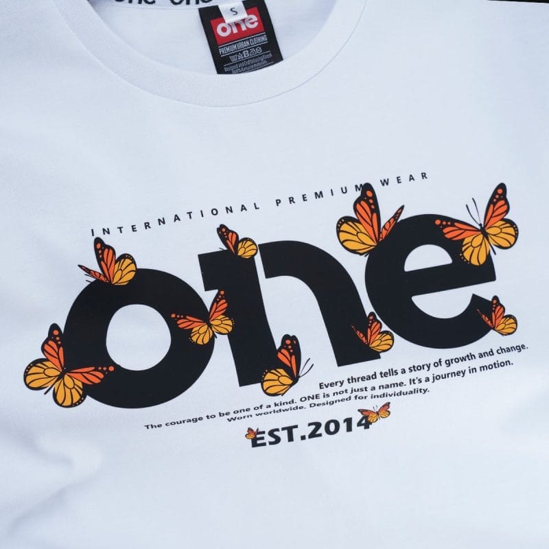 T-shirt da donna bianca Evolve One - 02
