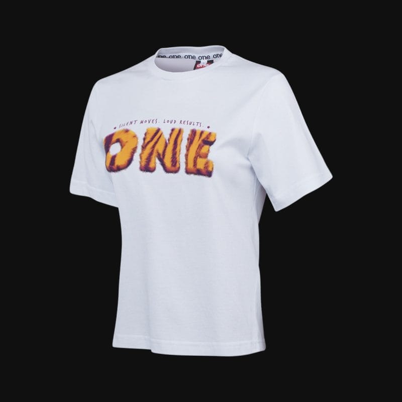T-shirt da donna bianca Impact One - 03