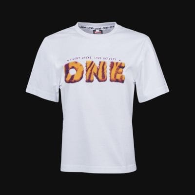 T-shirt da donna bianca Impact One