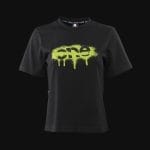 T-shirt da donna nera El One