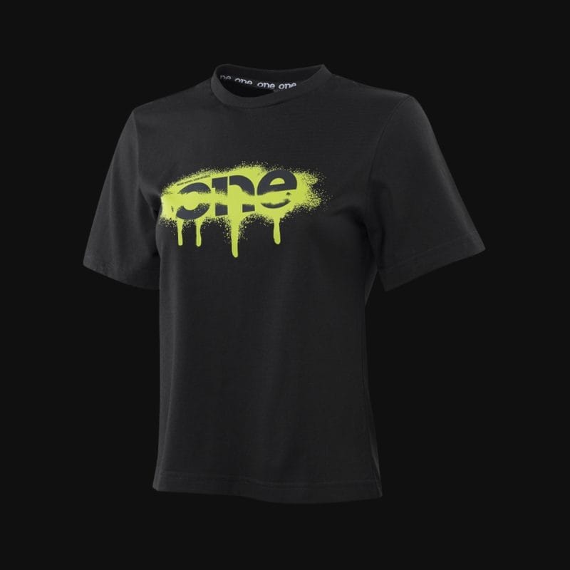 T-shirt da donna nera El One - 03