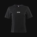 T-shirt da donna nera ST One - 03