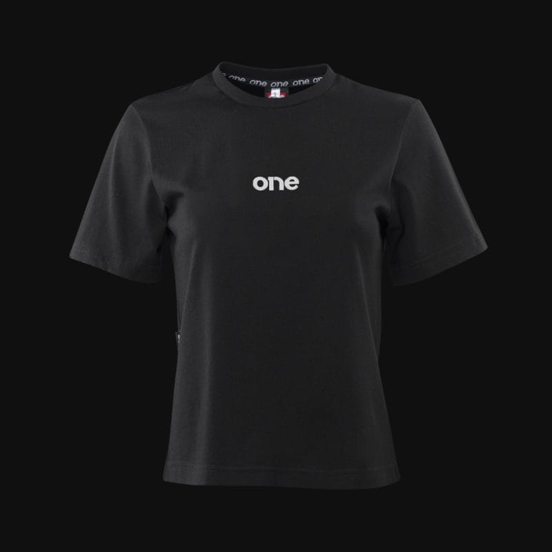 T-shirt da donna nera ST One - 03