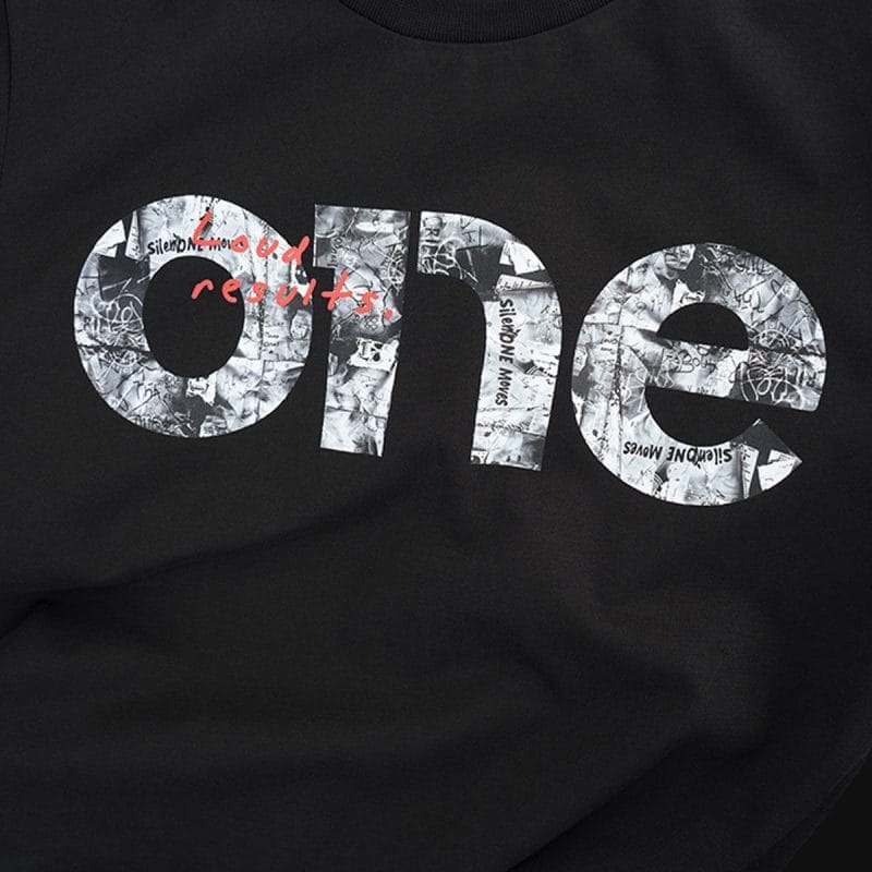 T-shirt da donna nera Whisper Loud - 02