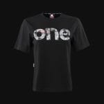 T-shirt da donna nera Whisper Loud