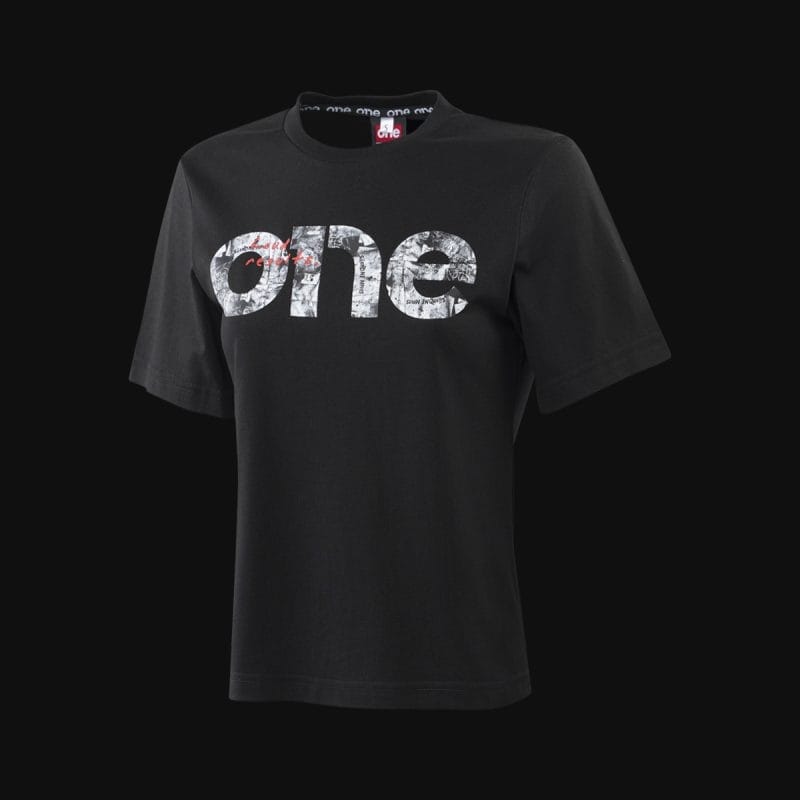 T-shirt da donna nera Whisper Loud - 03
