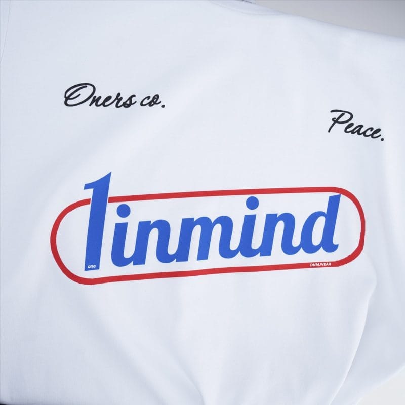 T-Shirt da uomo bianca - 1INMIND CO - 03