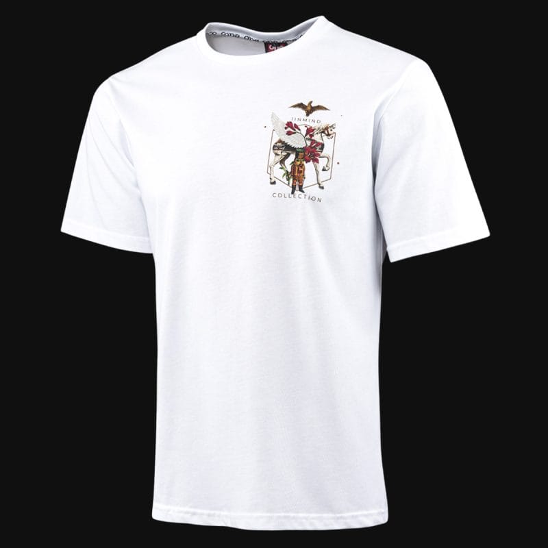 T-Shirt da uomo bianca - Fantasy Realm - 03